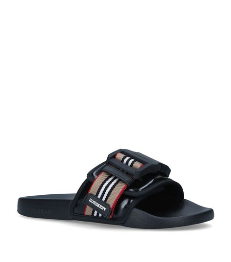 burberry slides with buckle